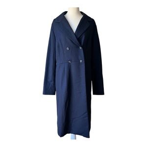PENDLETON navy double breasted wool dress Size 12